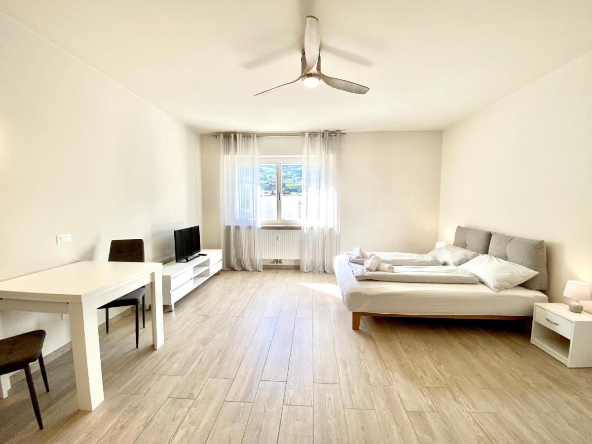 Bright Studio Apartment With Free Private Parking メラーノ エクステリア 写真